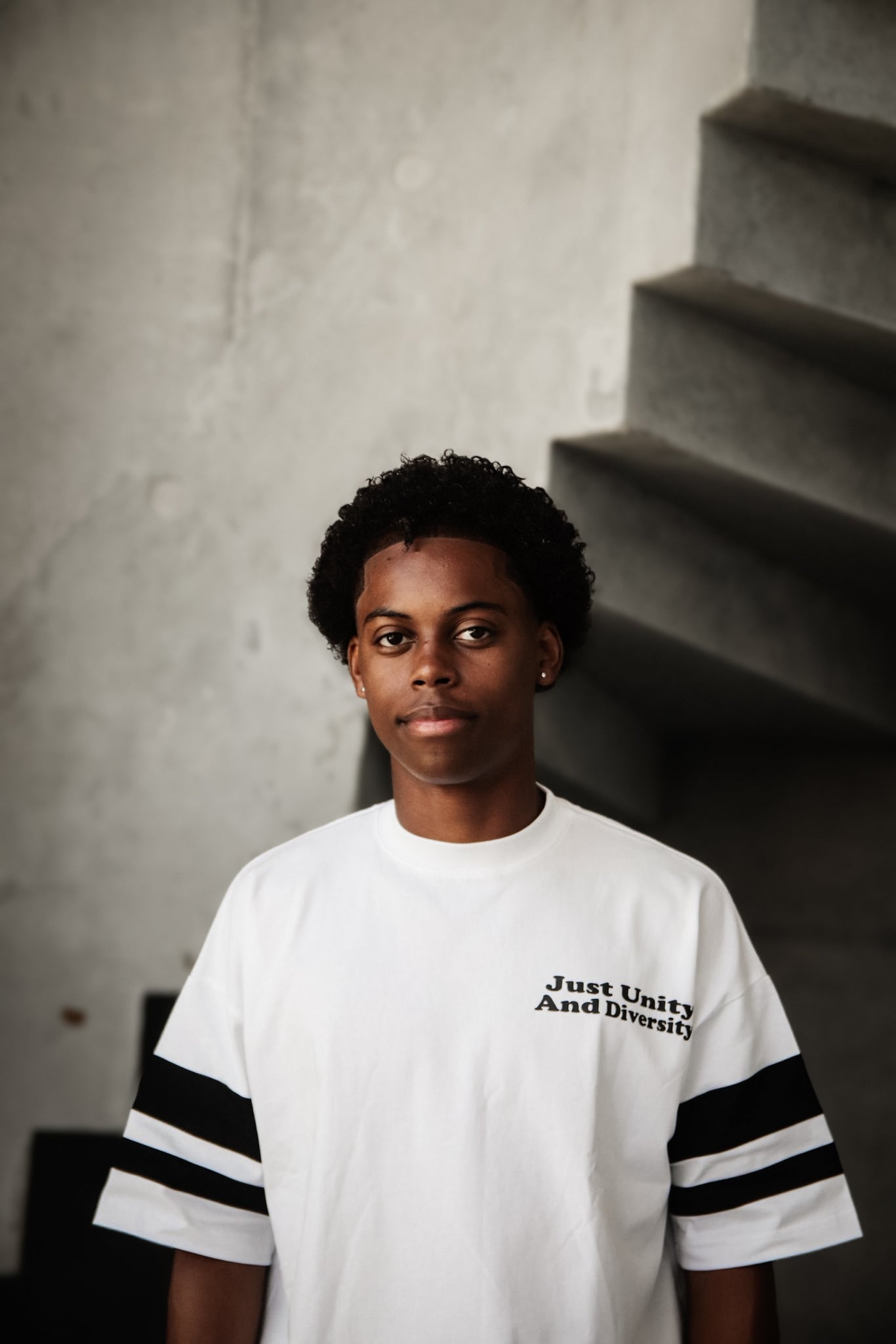 Tshirt blanc, coupe boxy, copon epais et respirant