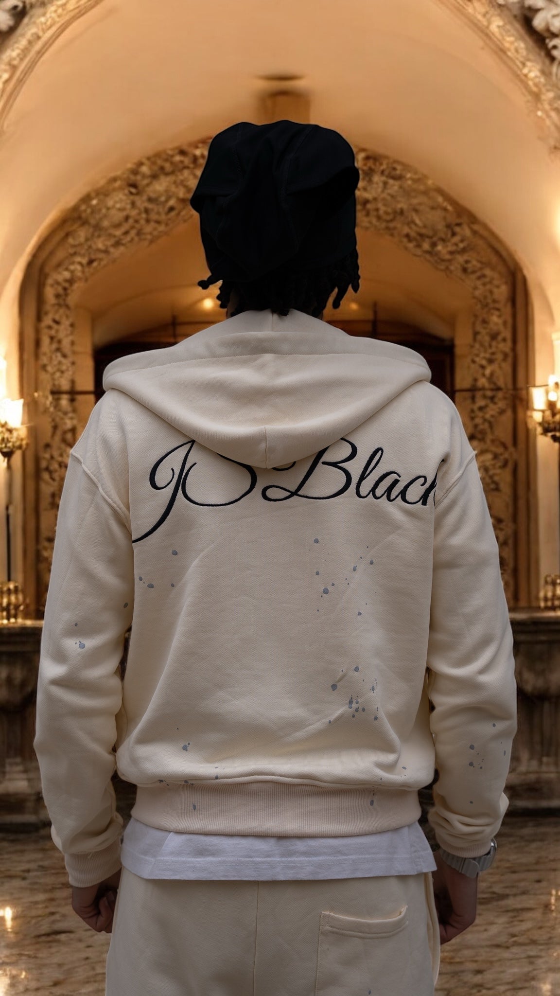 ZIP HOODIE SABLE HERITAGE [BEIGE] - JSBlack